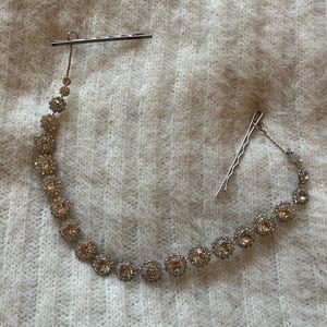 Christian Siriano hair jewel - new without tags - sparkly crystal hair band